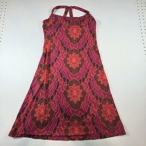 Prana Boho Knee Length Dress With Built In Bra Size XS Athleisure Yoga Stretch
